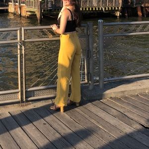 Abercrombie Annie High Rise Wide Leg Crop